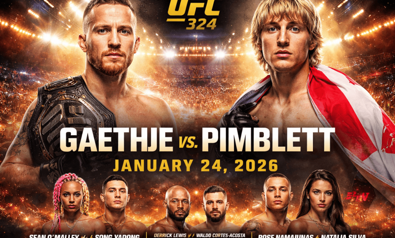 UFC 324 Gaethje vs. Pimblett PPV Pay Per View 12426 – 24th January 2026