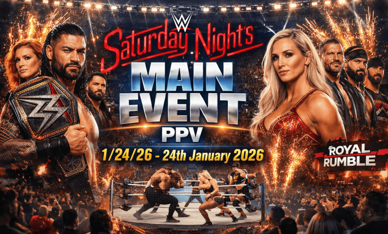 WWE Saturday Nights Main Event PPV 12426 – 24th January 2026