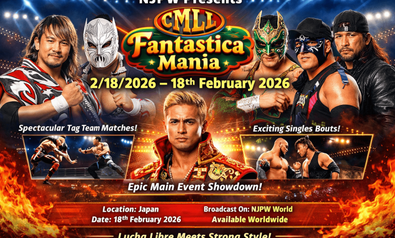 NJPW Presents CMLL Fantastica Mania – 2182026 – 18th February 2026