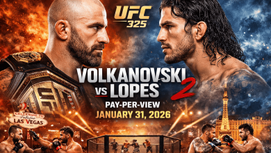 UFC 325 Volkanovski vs. Lopes 2 PPV Pay Per View 13126 – 31st January 2026