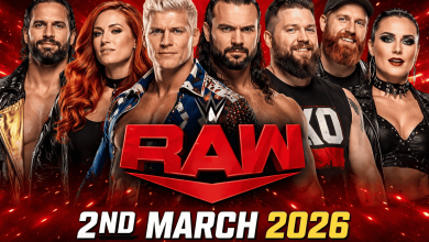 WWE Raw 3226 – 2nd March 2026