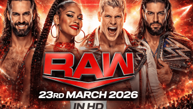WWE Raw 32326 – 23rd March 2026 In HD